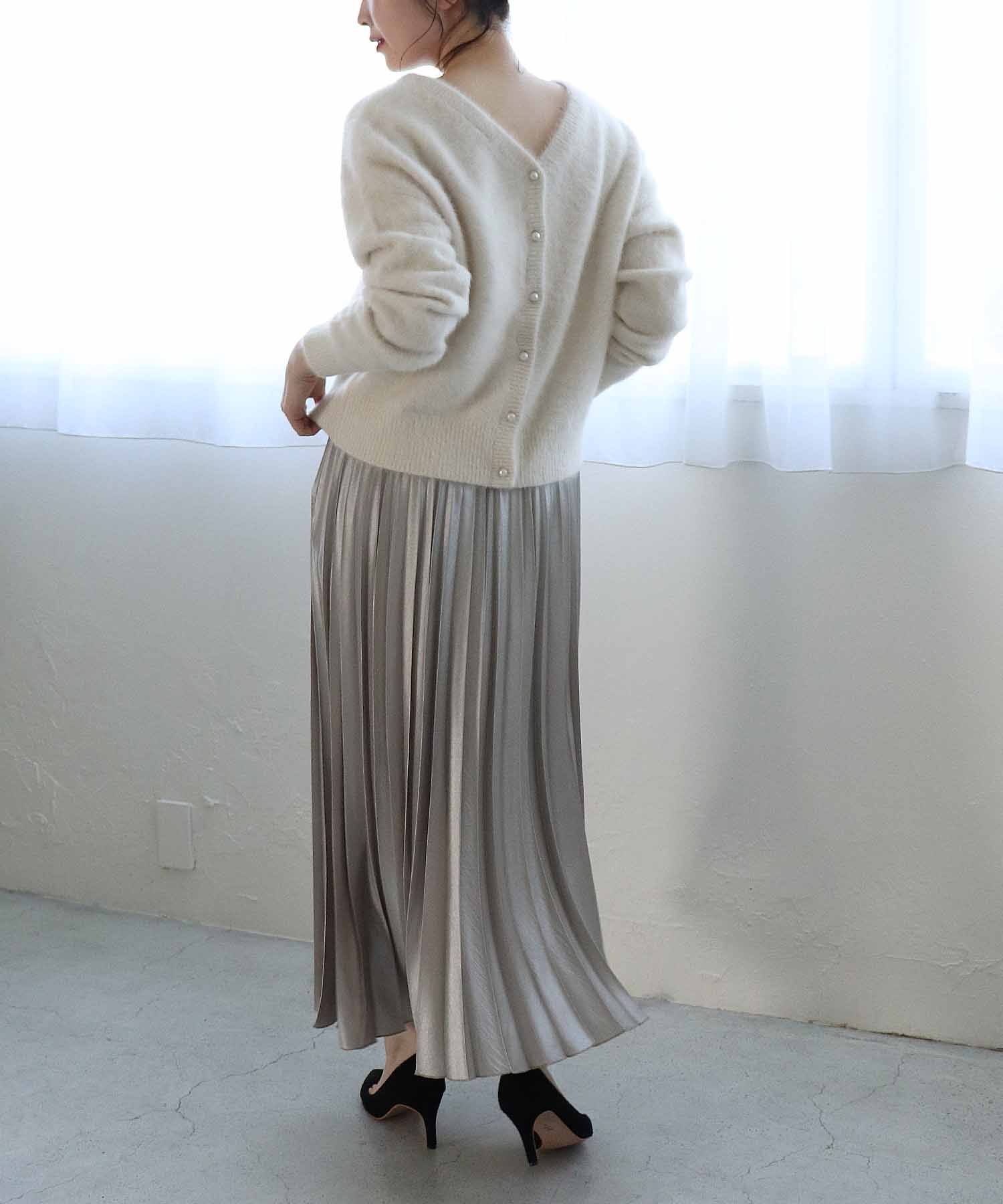 フォックスカシミヤ 前後2wayカーデニット | AND ON JIONE STORE